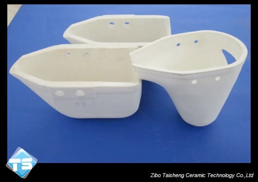 Capacity 2_4KG Aluminium Titanate Ceramic Pour Ladle